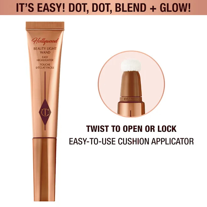 НОВИНКА Рідкий хайлайтер Charlotte Tilbury Beauty Light Wand Spotlight Gold Liquid Highlighter for a Head-Turning HOLLYWOOD EFFECT Glow!